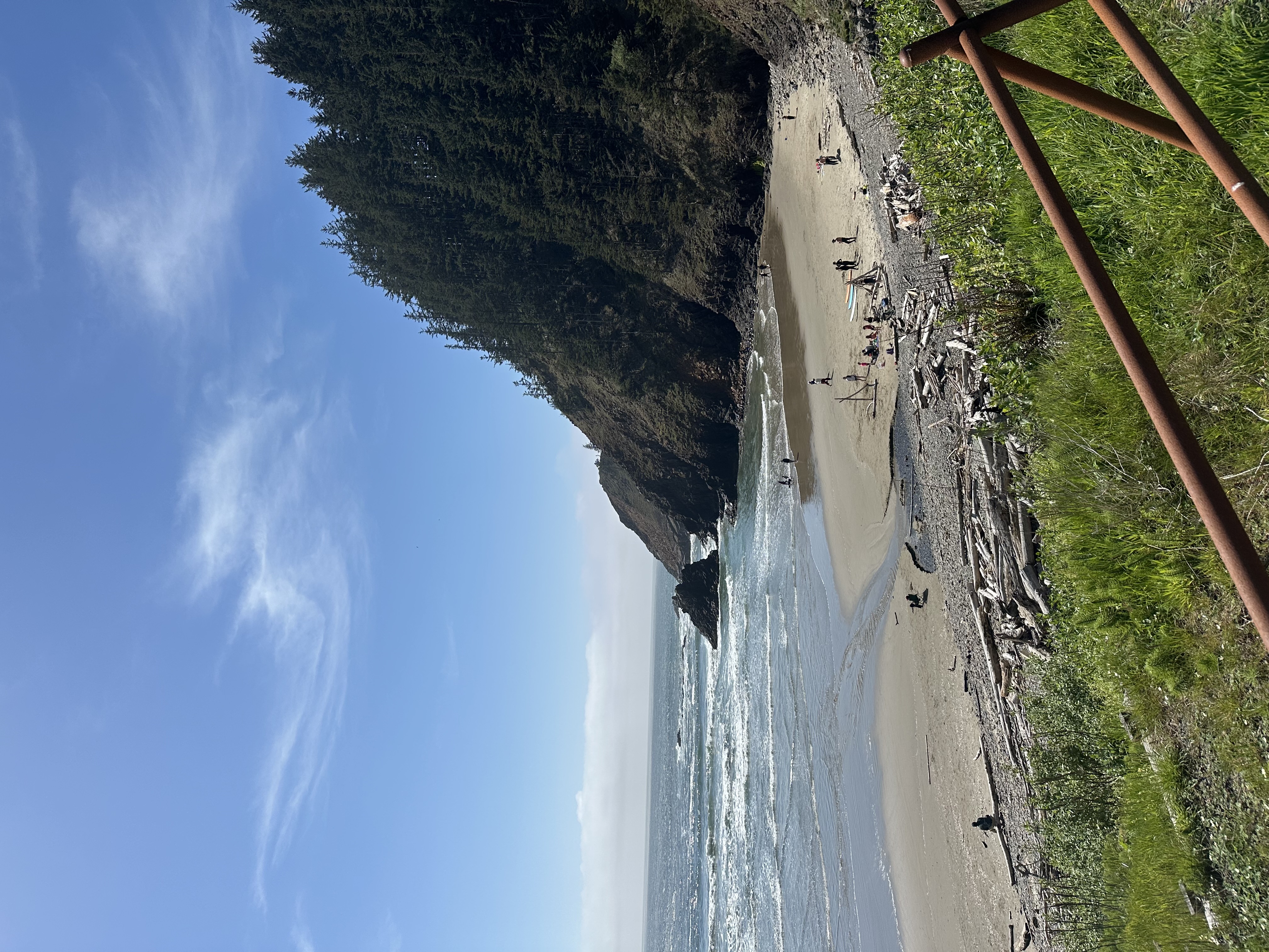 A beach on the Oregon coast